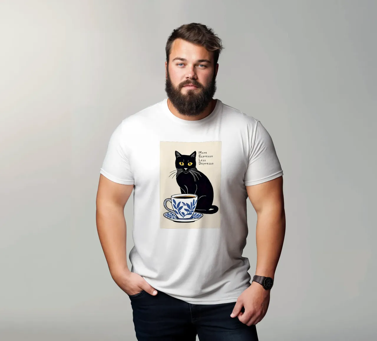 More Espresso Less Depresso t-shirt da Arjun