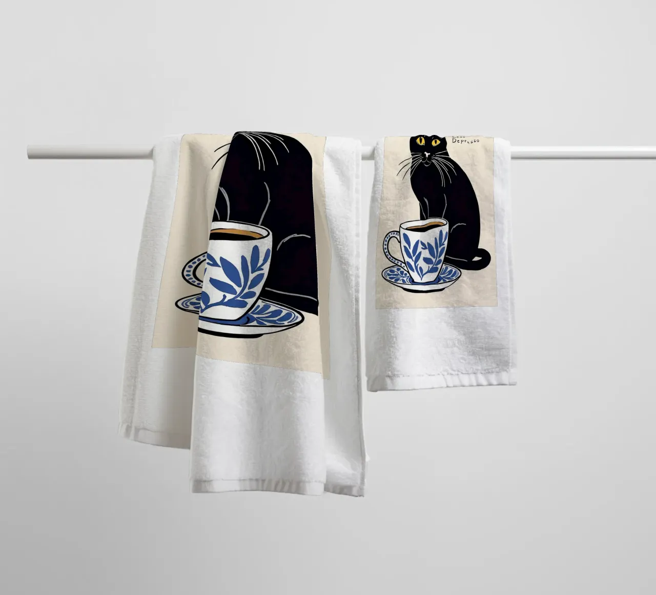 More Espresso Less Depresso towel by Arjun