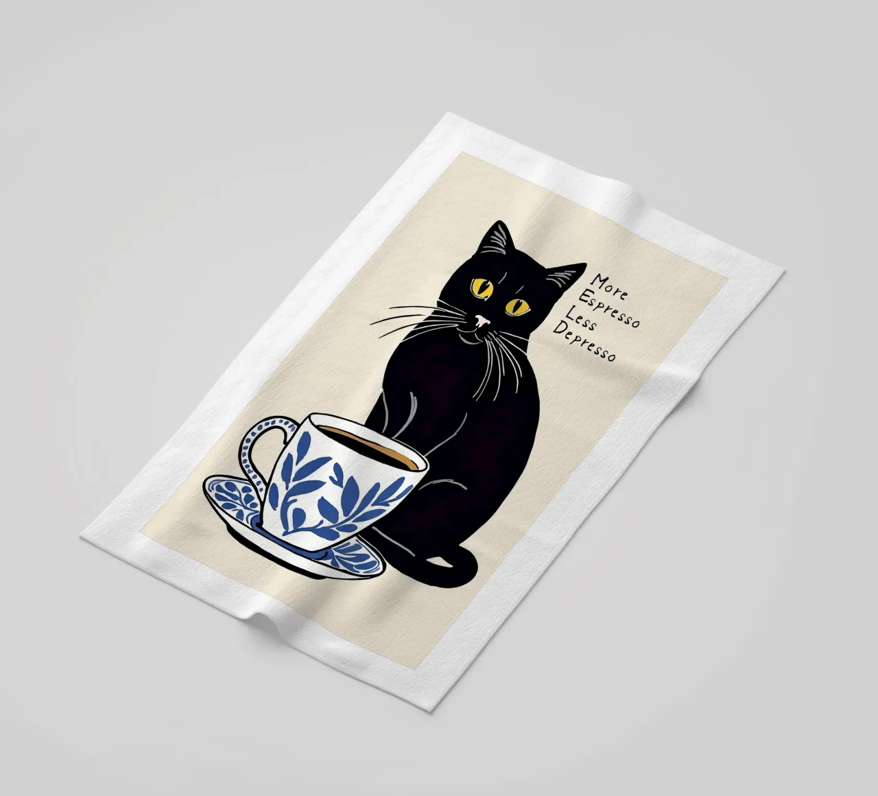 More Espresso Less Depresso telo mare da Arjun