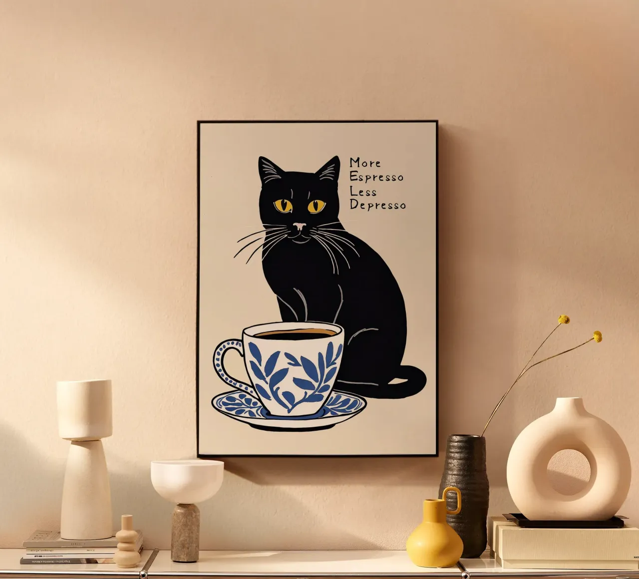 More Espresso Less Depresso plexiglass da Arjun