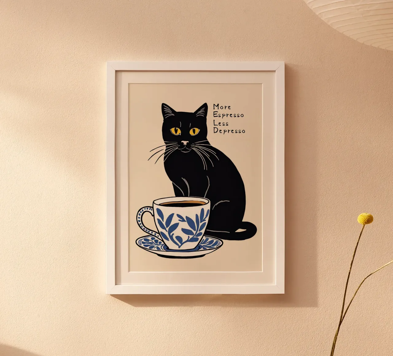 More Espresso Less Depresso carta hahnemühle da Arjun