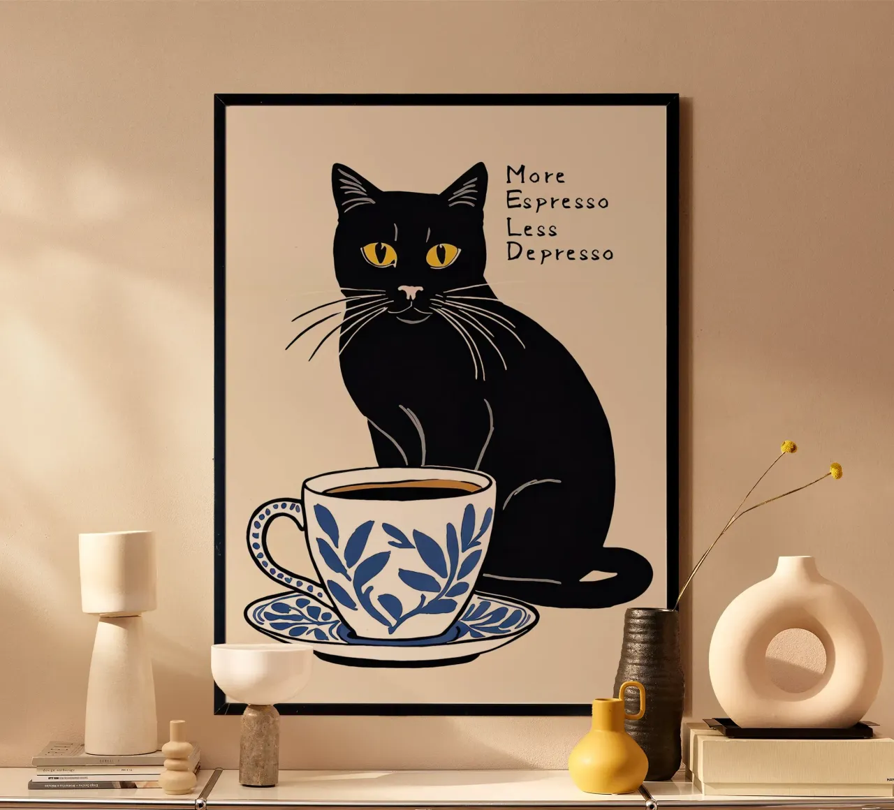 More Espresso Less Depresso carta hahnemühle da Arjun