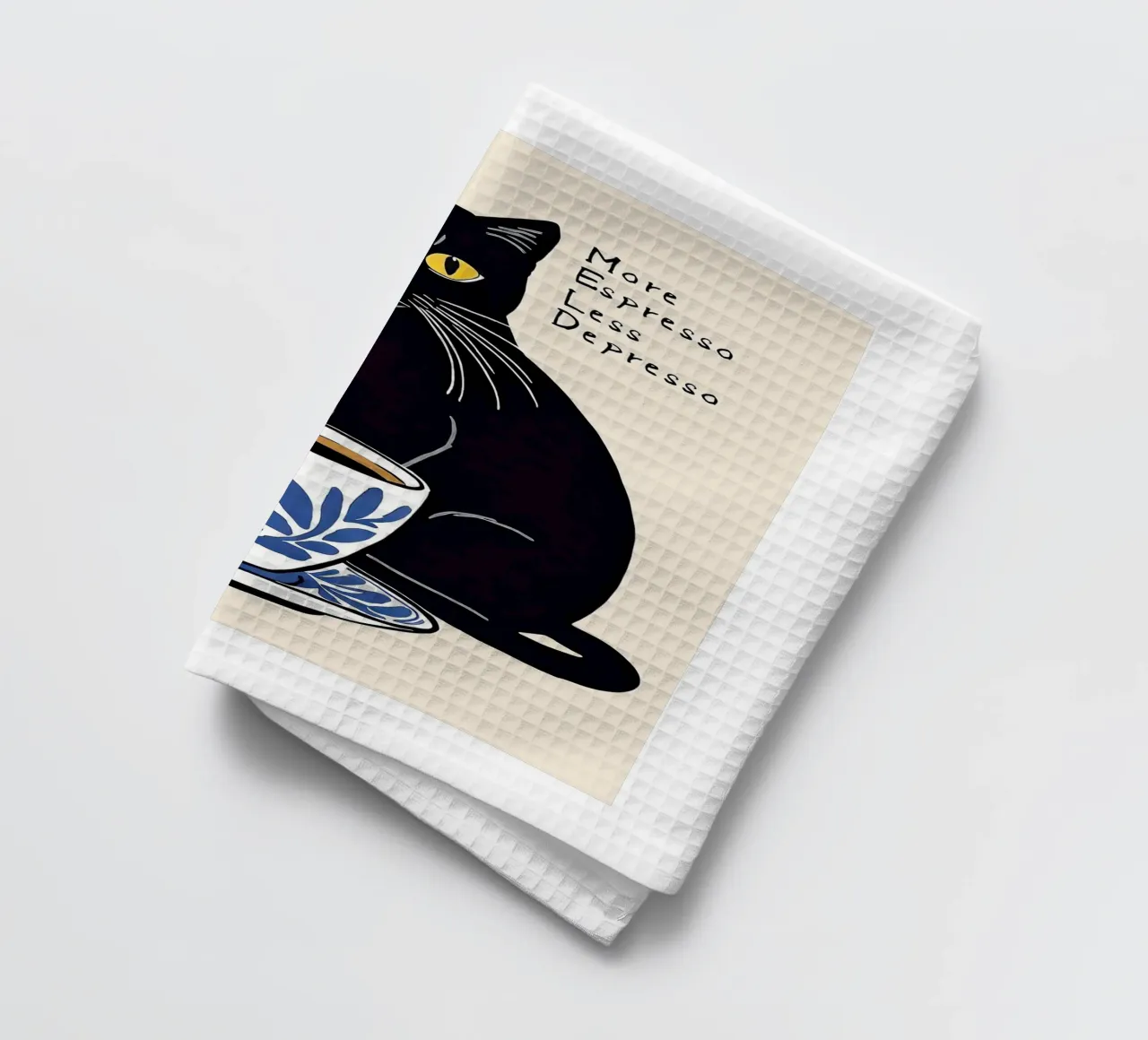 More Espresso Less Depresso canovaccio da cucina da Arjun