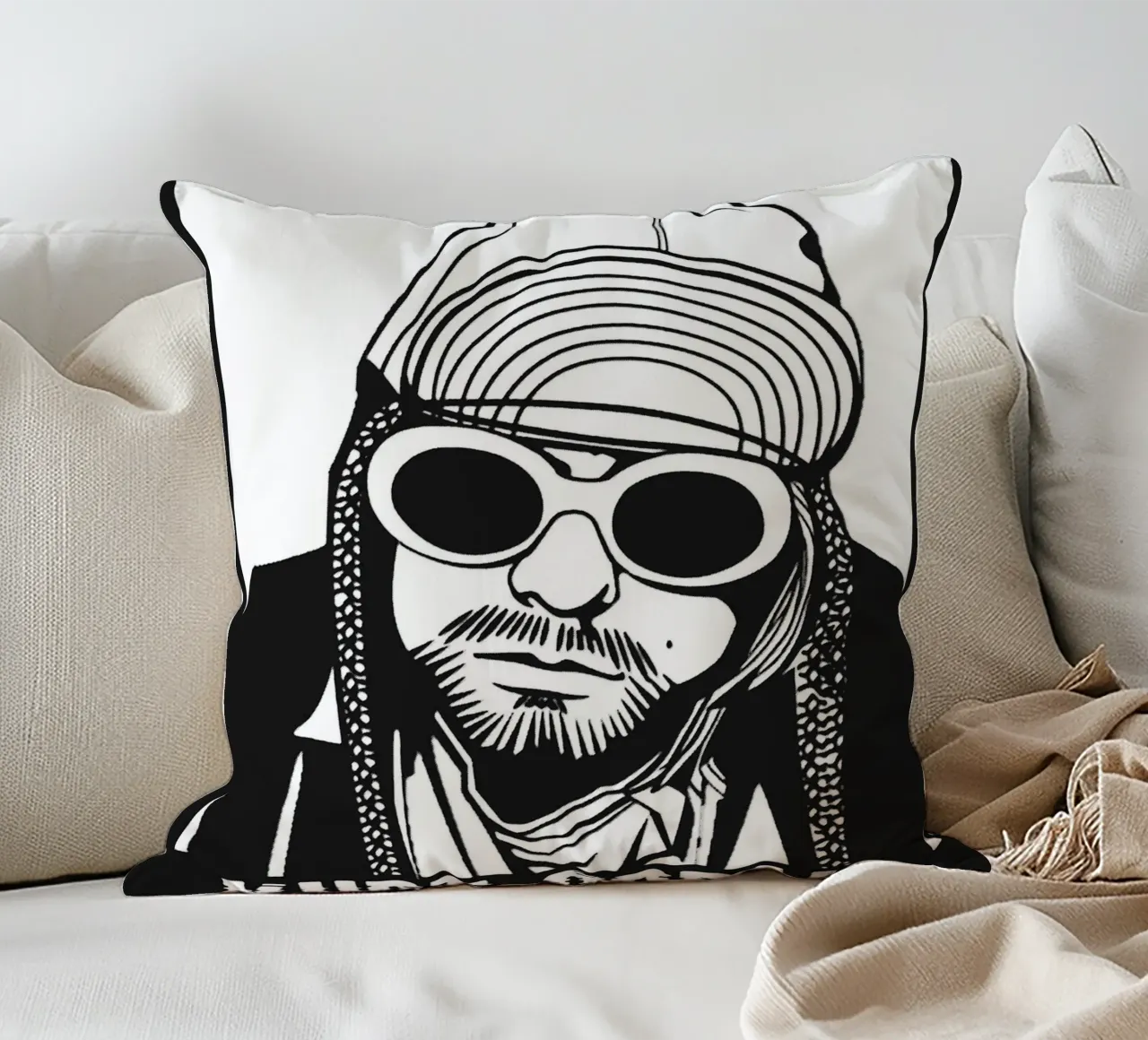 kurt cobain cuscino da vanhesling