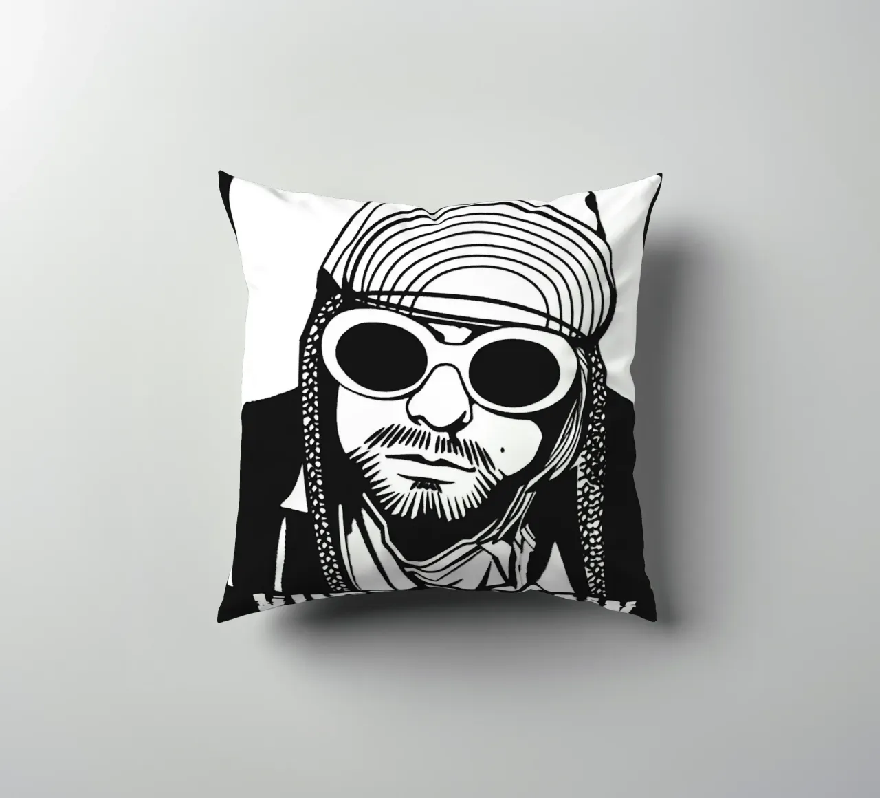 kurt cobain cuscino da vanhesling