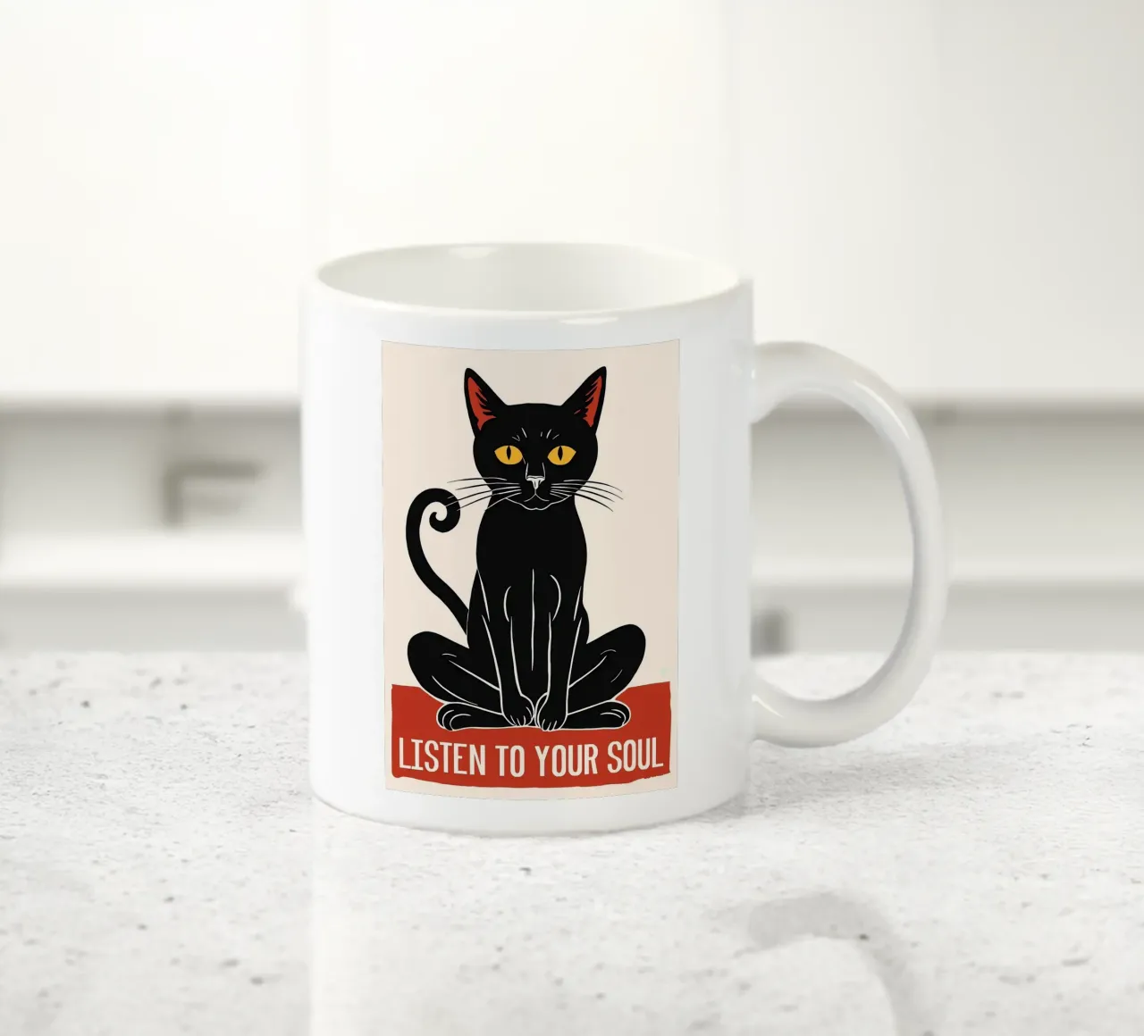 Ascoltate la vostra anima tazza in ceramica da Arjun