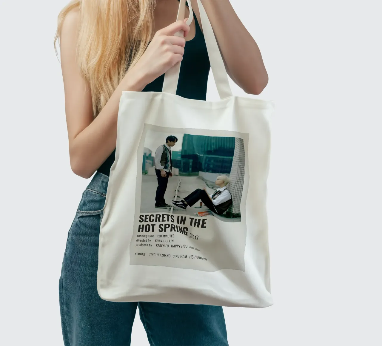 SECRETS IN THE HOT SPRING 2018 borsa in juta da MVFminimalist