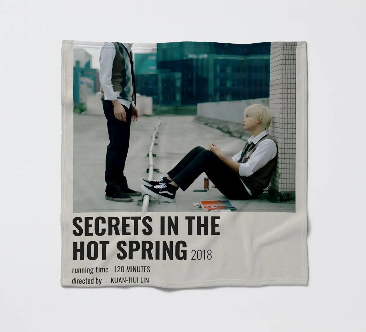 SECRETS IN THE HOT SPRING 2018 coperta in pile da MVFminimalist