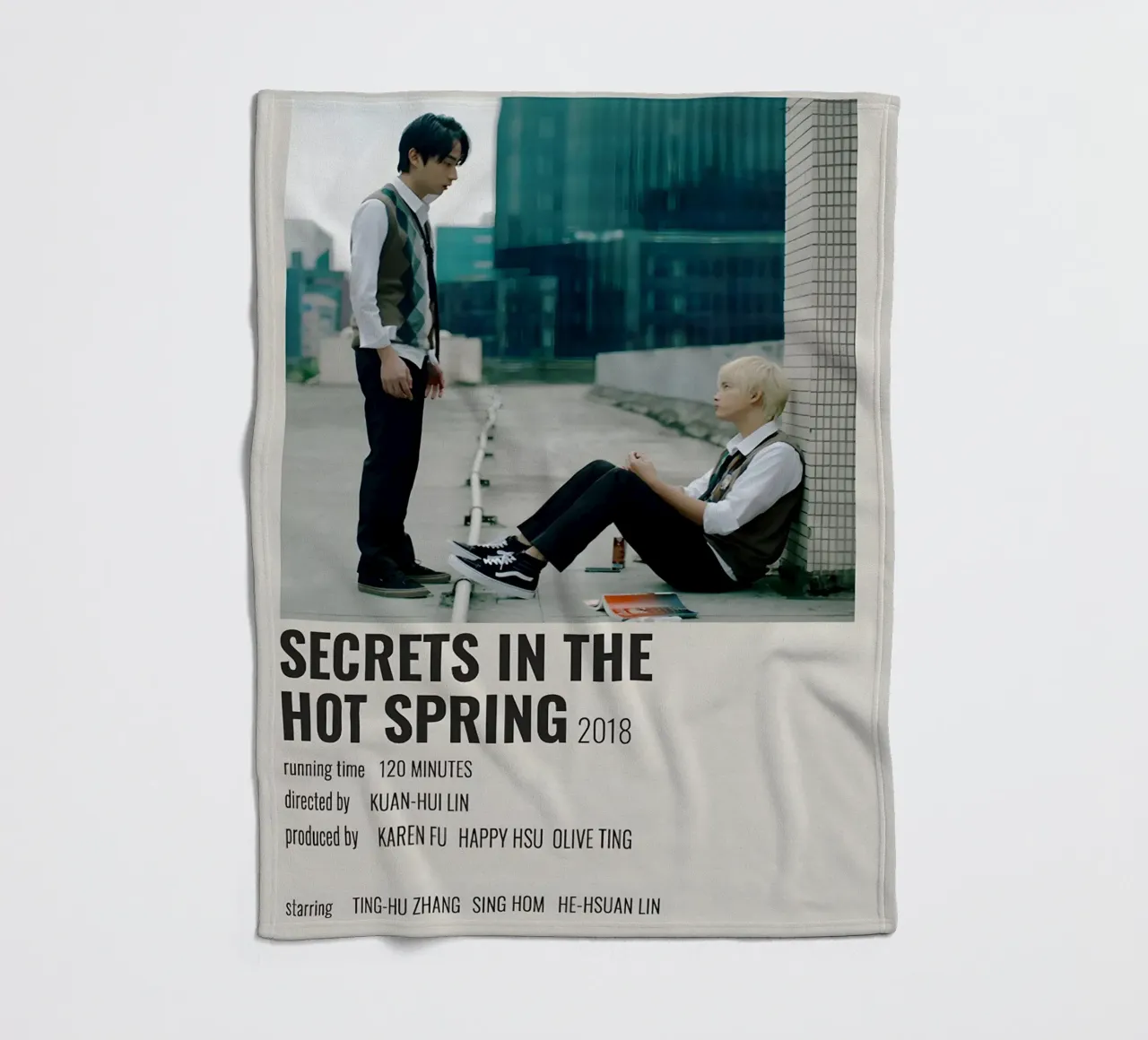 SECRETS IN THE HOT SPRING 2018 coperta in pile da MVFminimalist