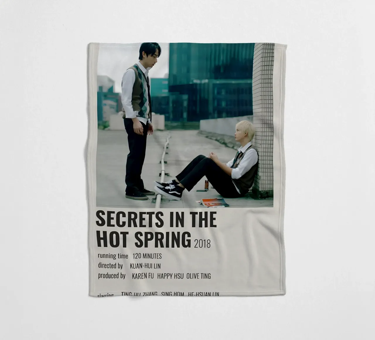 SECRETS IN THE HOT SPRING 2018 coperta in pile da MVFminimalist