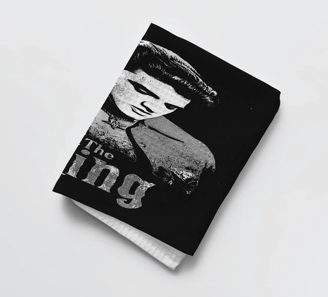 elvis presley tea towel by vanhesling
