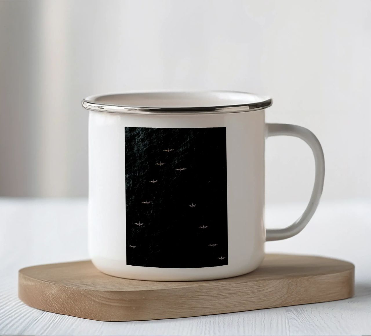 V tazza in smalto da ROBERTO H