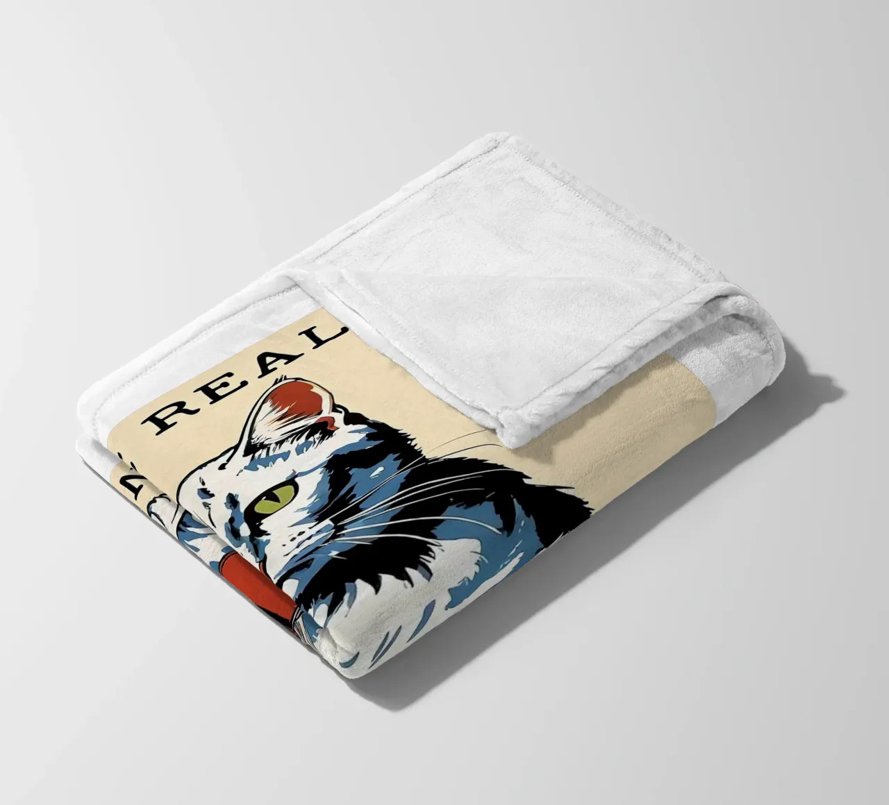 ESCAPE REALITY DIVE INTO PAGES fleece blanket by Arjun