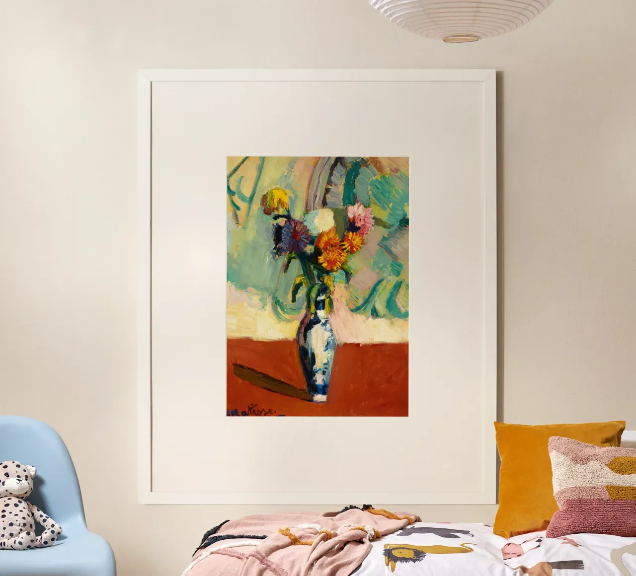 Matisse - Bouquet di vasi cinesi poster con telaio in plastica da Jam Poster