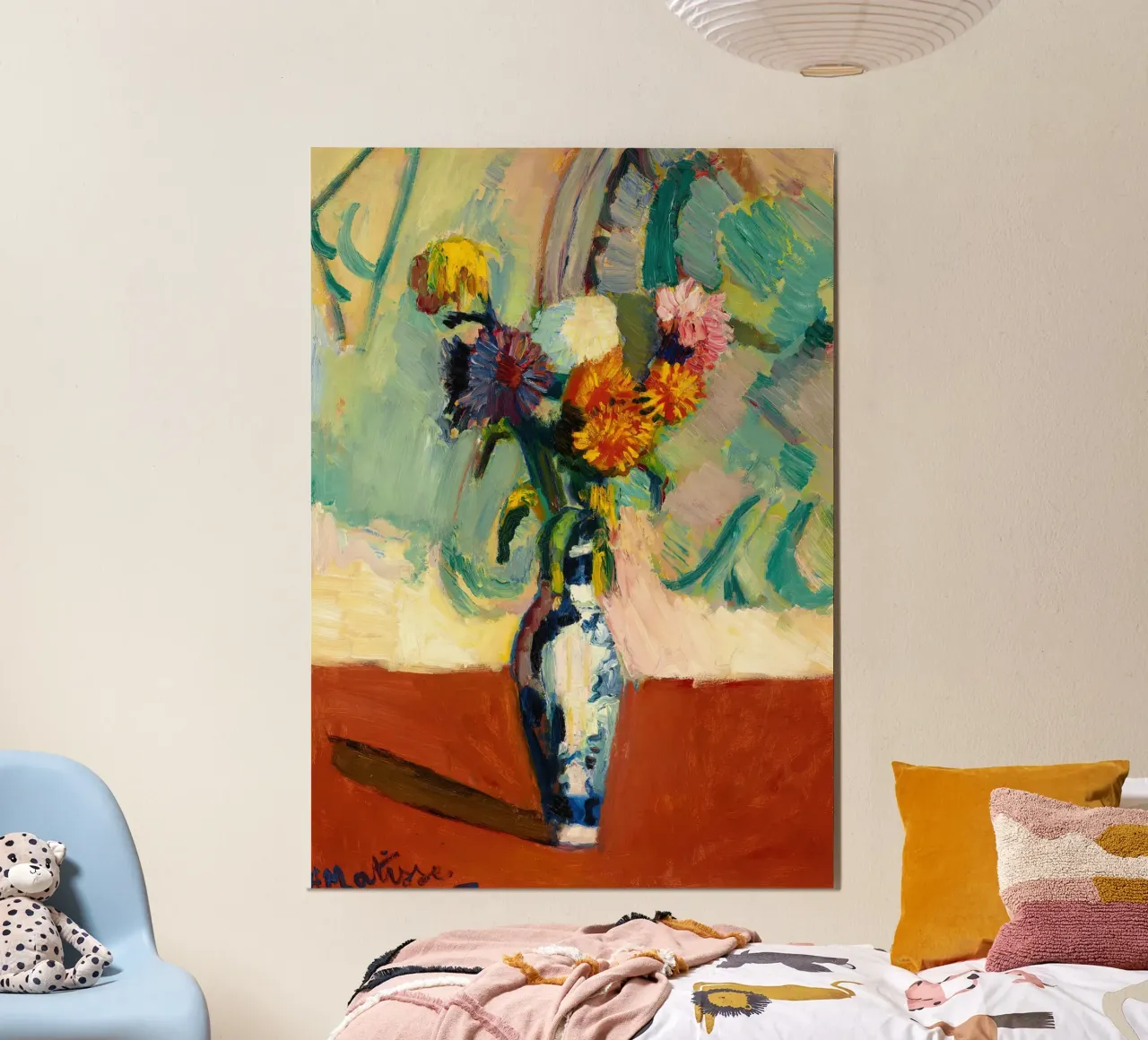 Matisse - Bouquet di vasi cinesi poster con telaio in plastica da Jam Poster