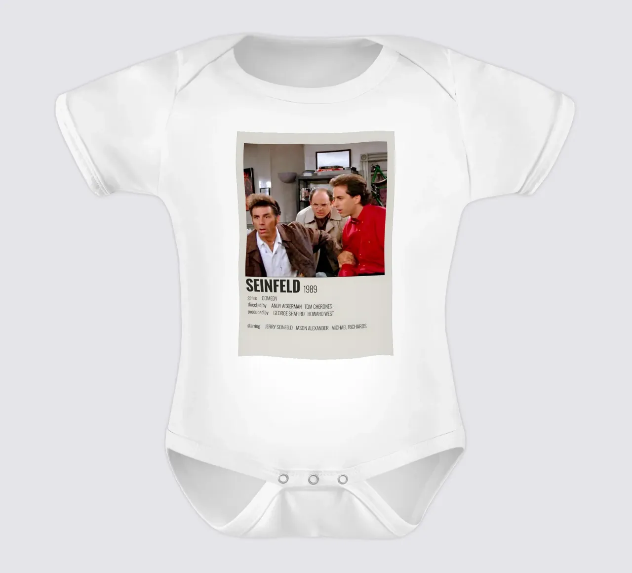 SEINFELD 1989 babyrompertje korte mouwen van MVFminimalist