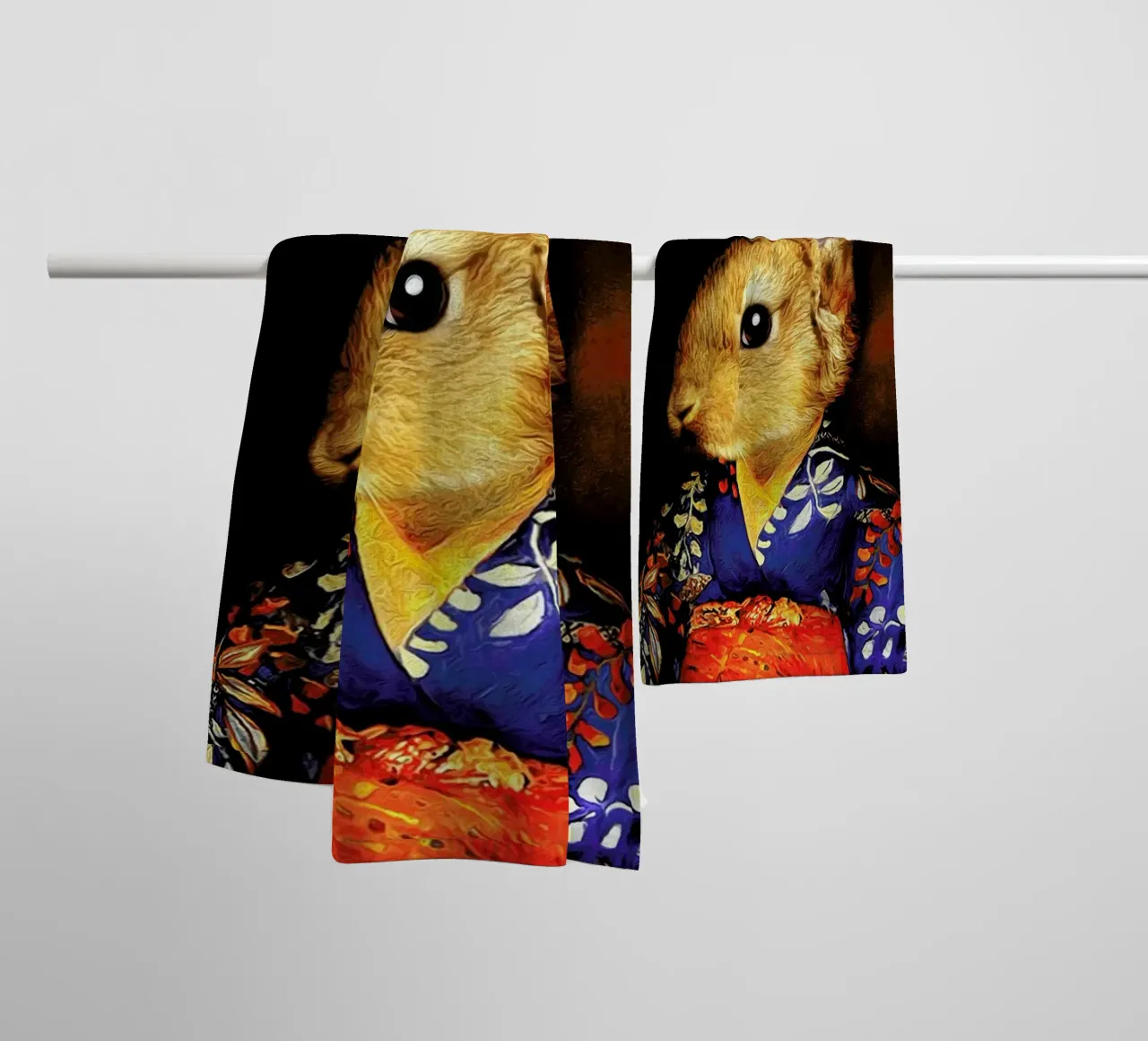 Mie badhanddoek van Tein Lucasson