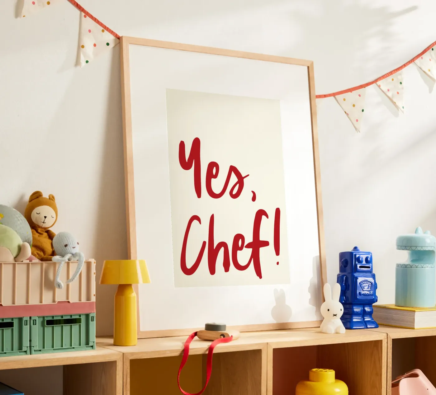 Yes Chef poster van Attaboy Dsgn