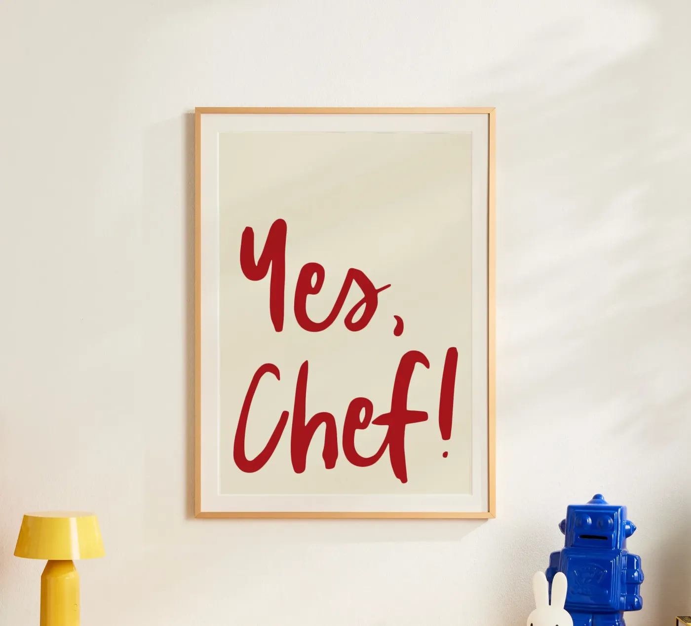 Yes Chef poster van Attaboy Dsgn