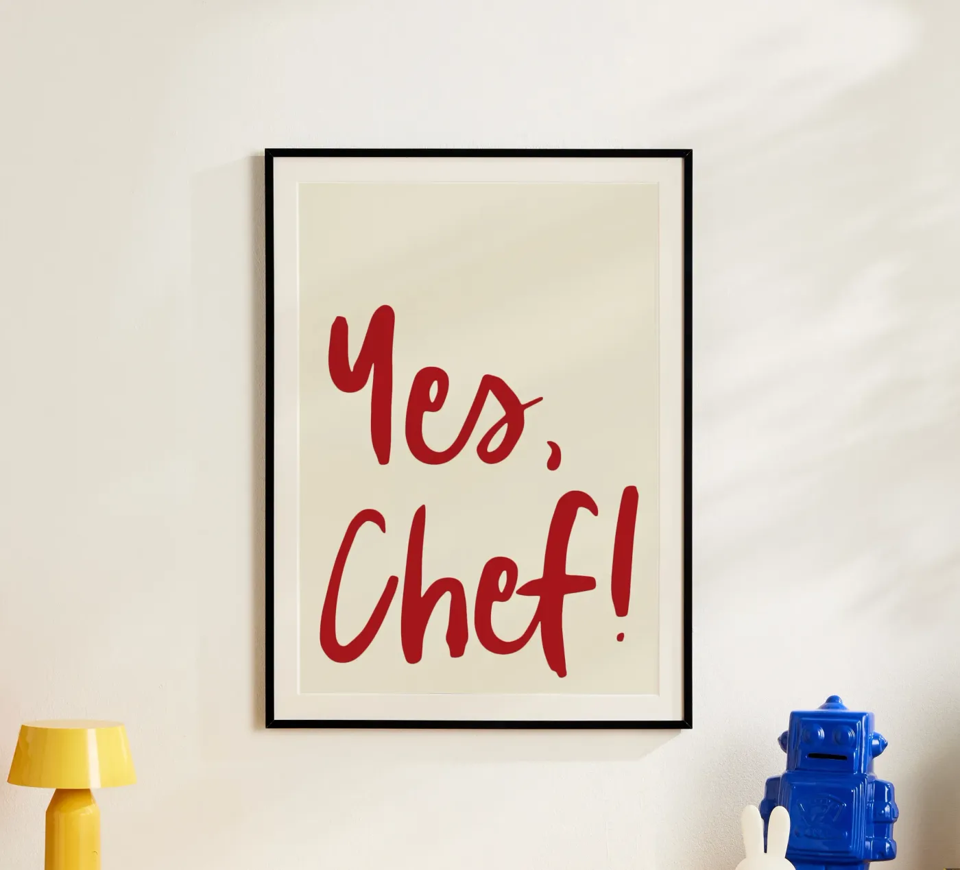 Yes Chef poster van Attaboy Dsgn