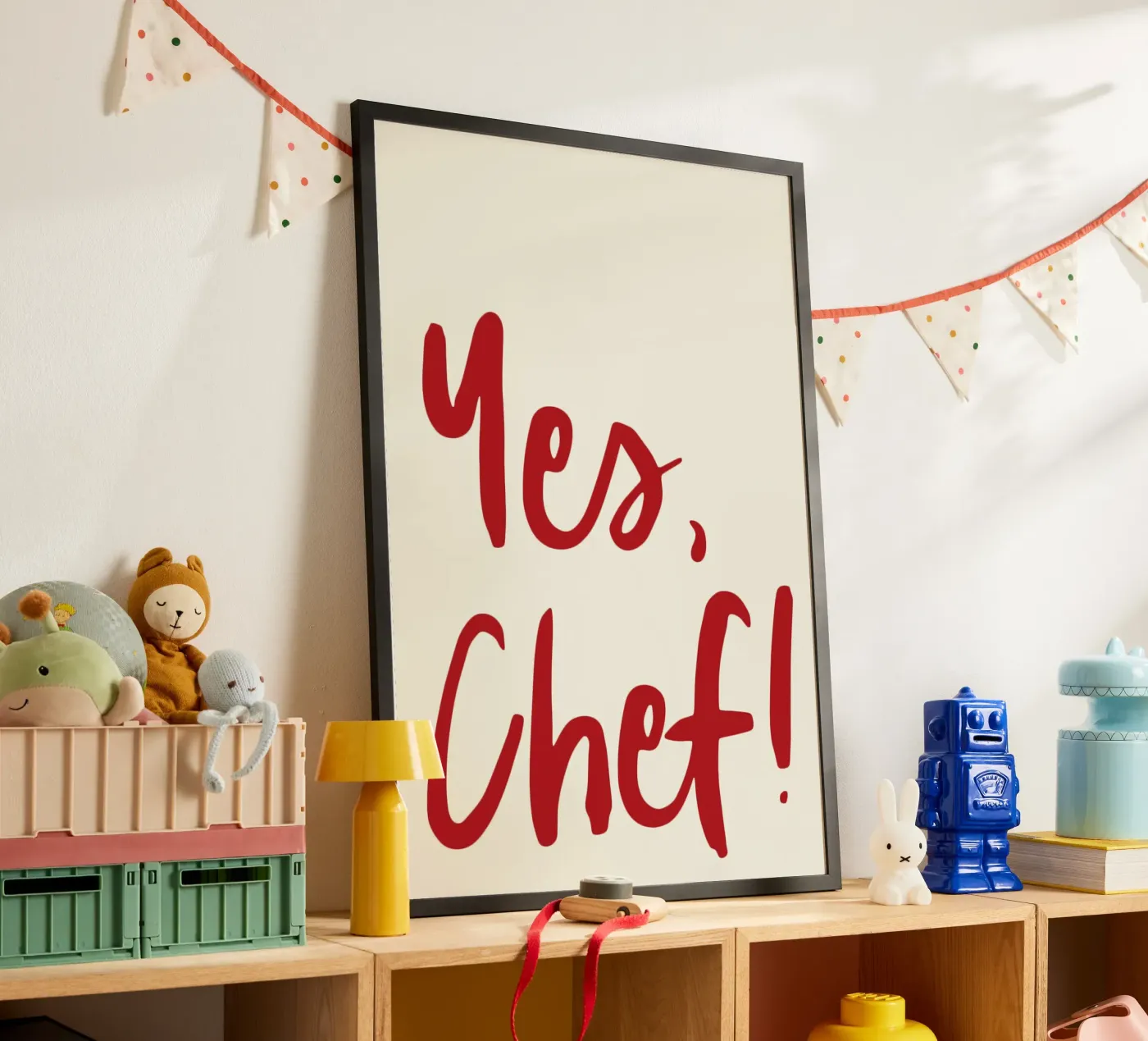 Yes Chef poster van Attaboy Dsgn