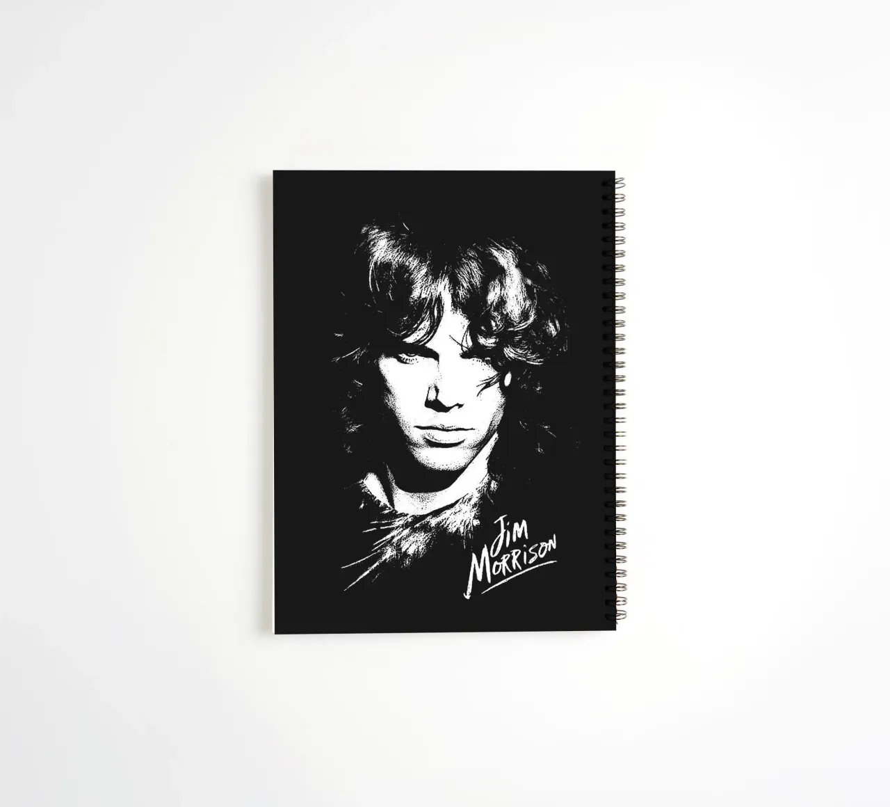 jim morrison spiral notebook by vanhesling