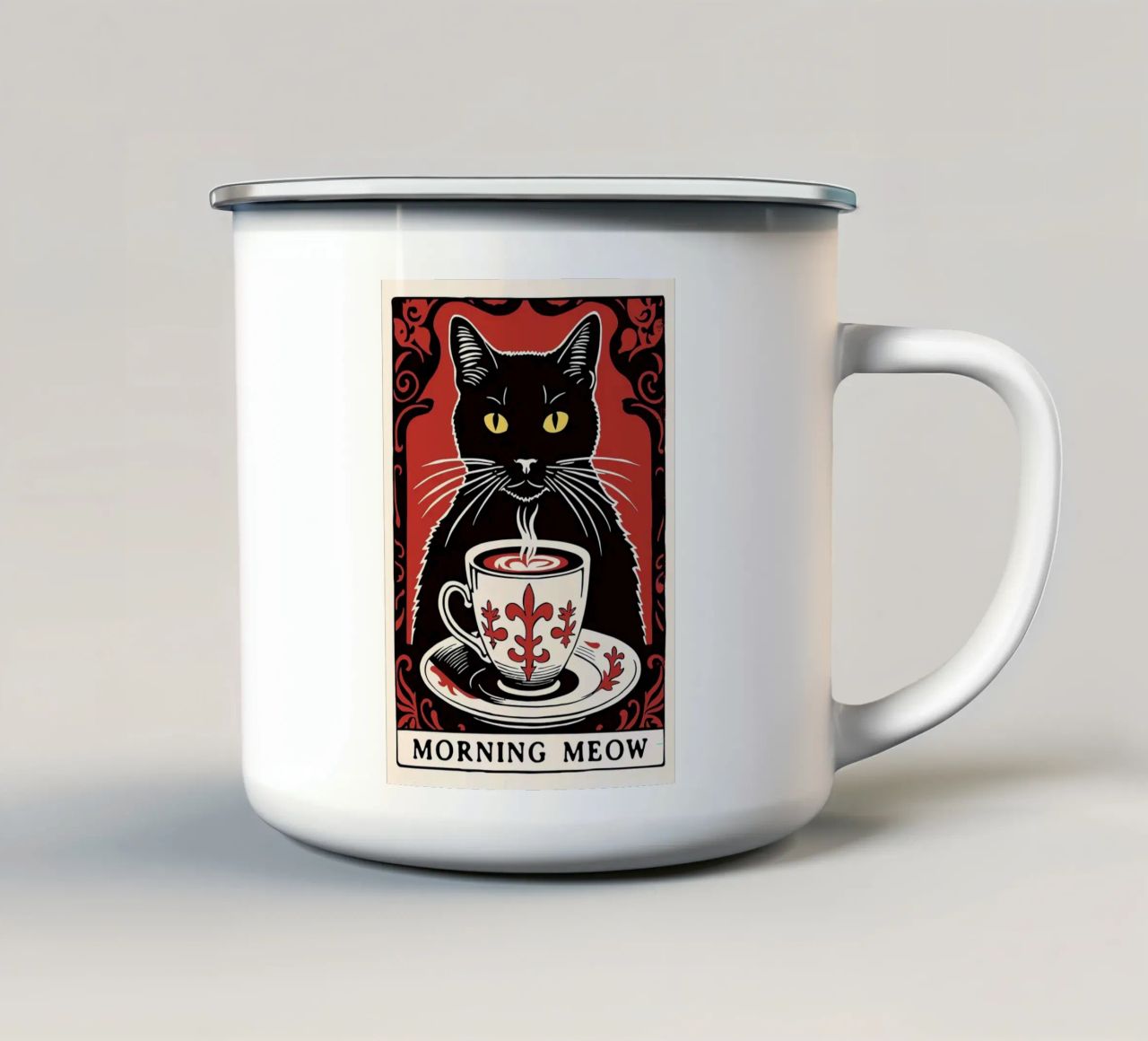 Mattina Miao tazza in smalto da Arjun