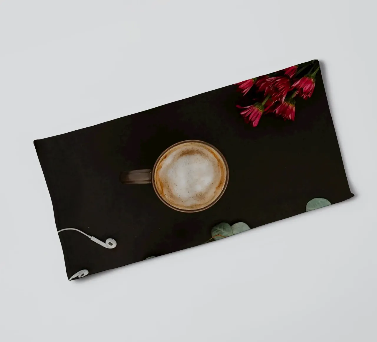 floral coffee in the desk towel by cofa home