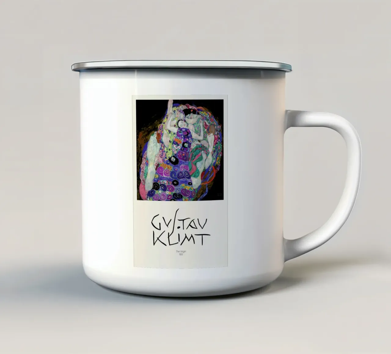 Klimt - The Virgin enamel mug by Vintage by JUNIQE