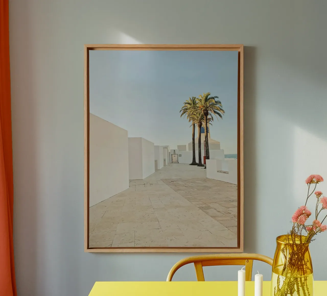 palm trees chill canvas by cofa home