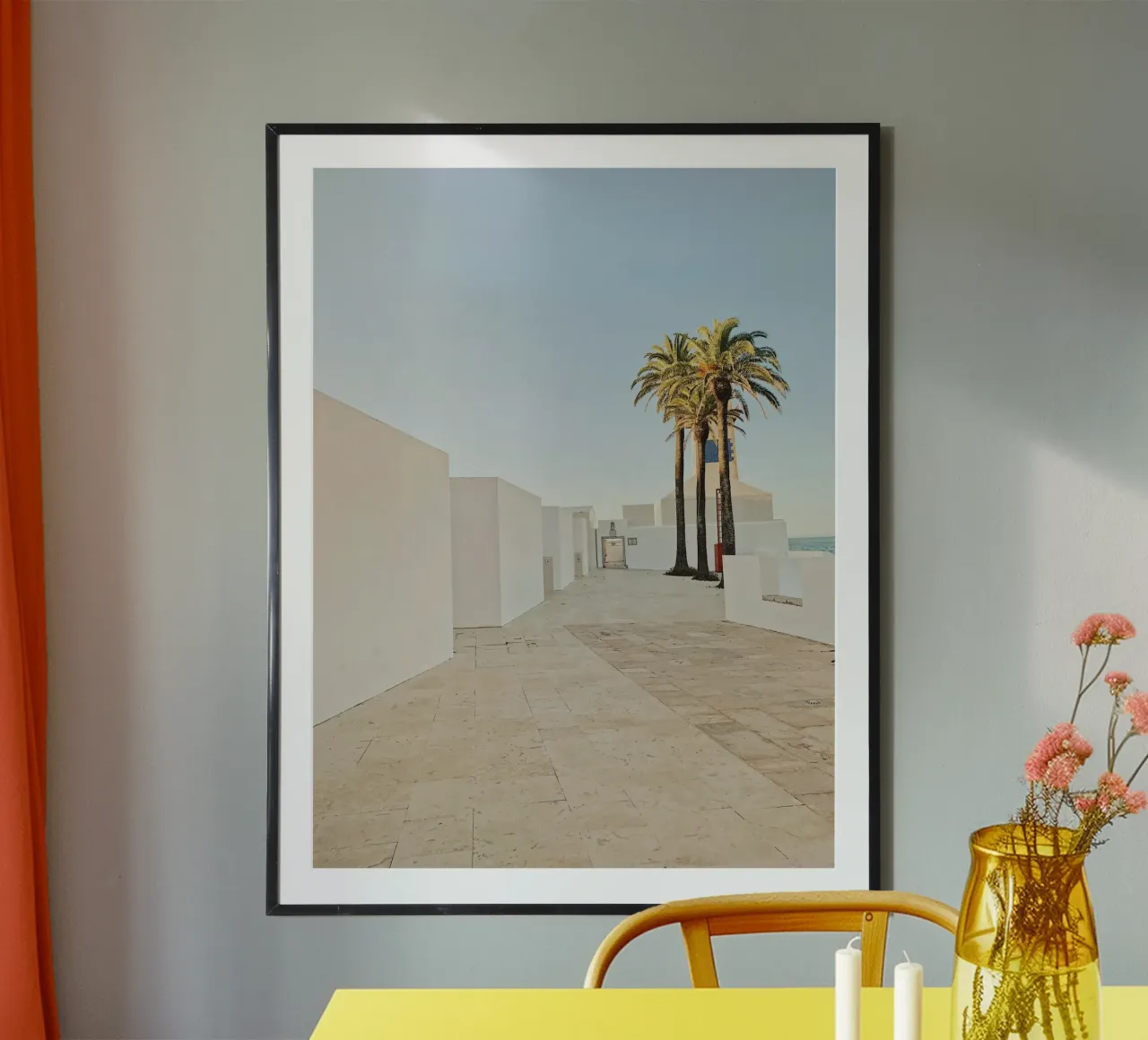 les palmiers font froid dans le dos poster de cofa home