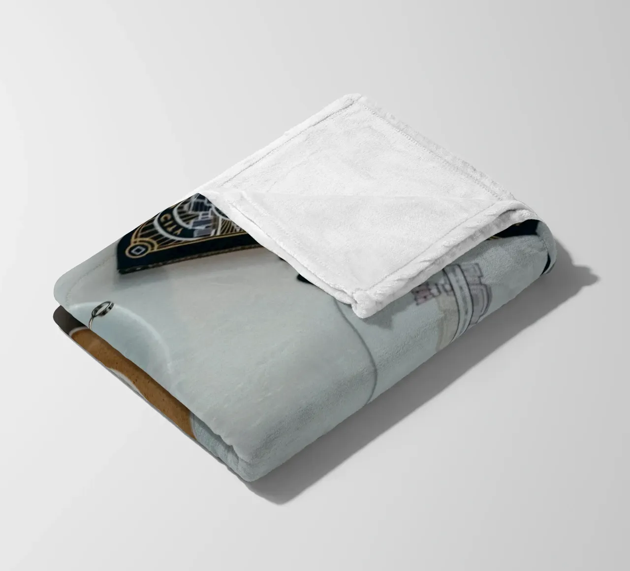 coppia di caffè sulla scrivania coperta in pile da cofa home