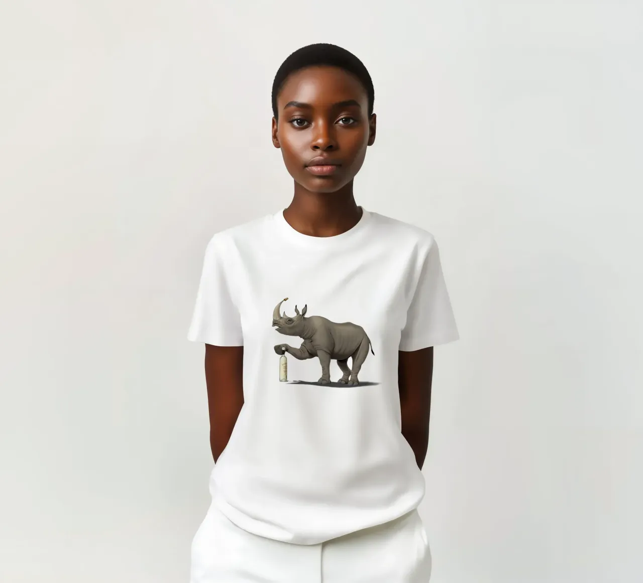 Cork it, Dürer! (Wordless) t-shirt da Rob Art | Illustration