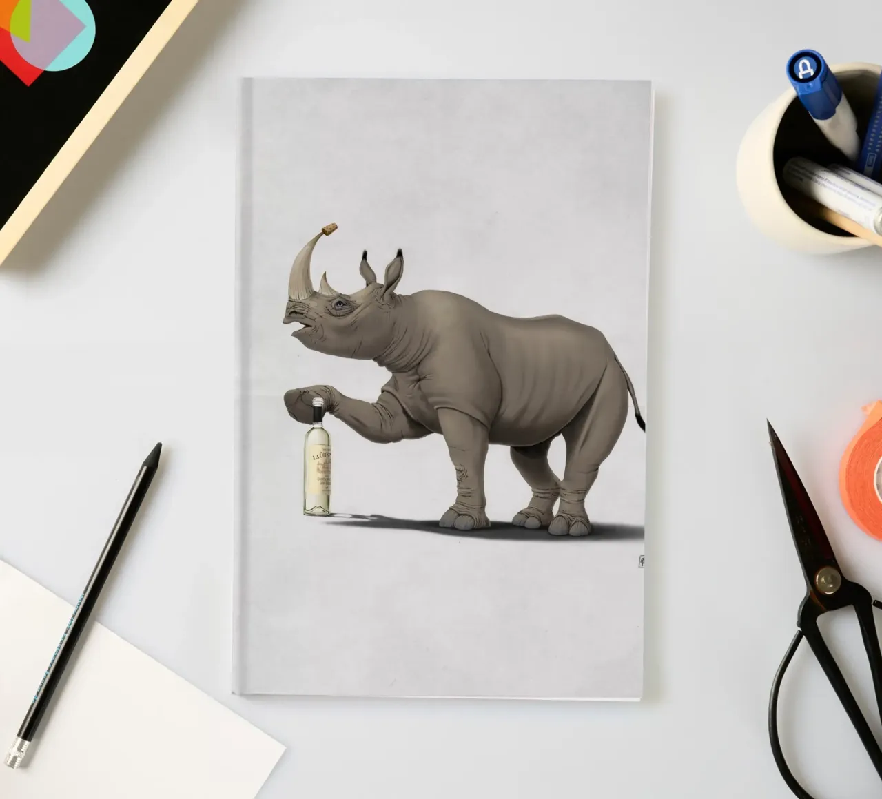 Cork it, Dürer! (Wordless) diario da Rob Art | Illustration