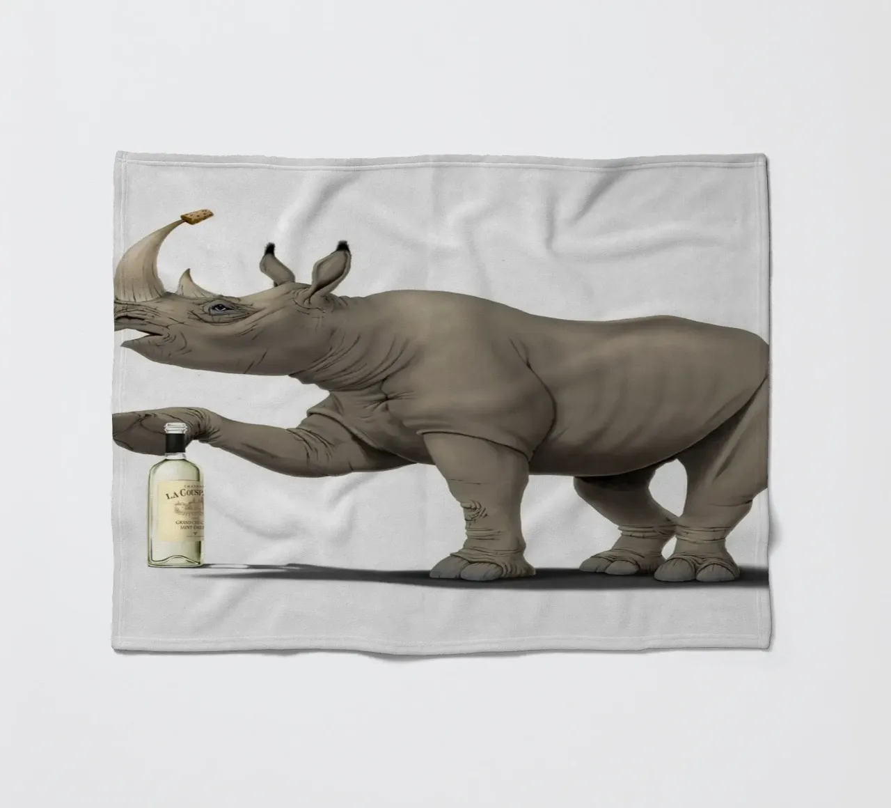 Cork it, Dürer! (Wordless) coperta in pile da Rob Art | Illustration