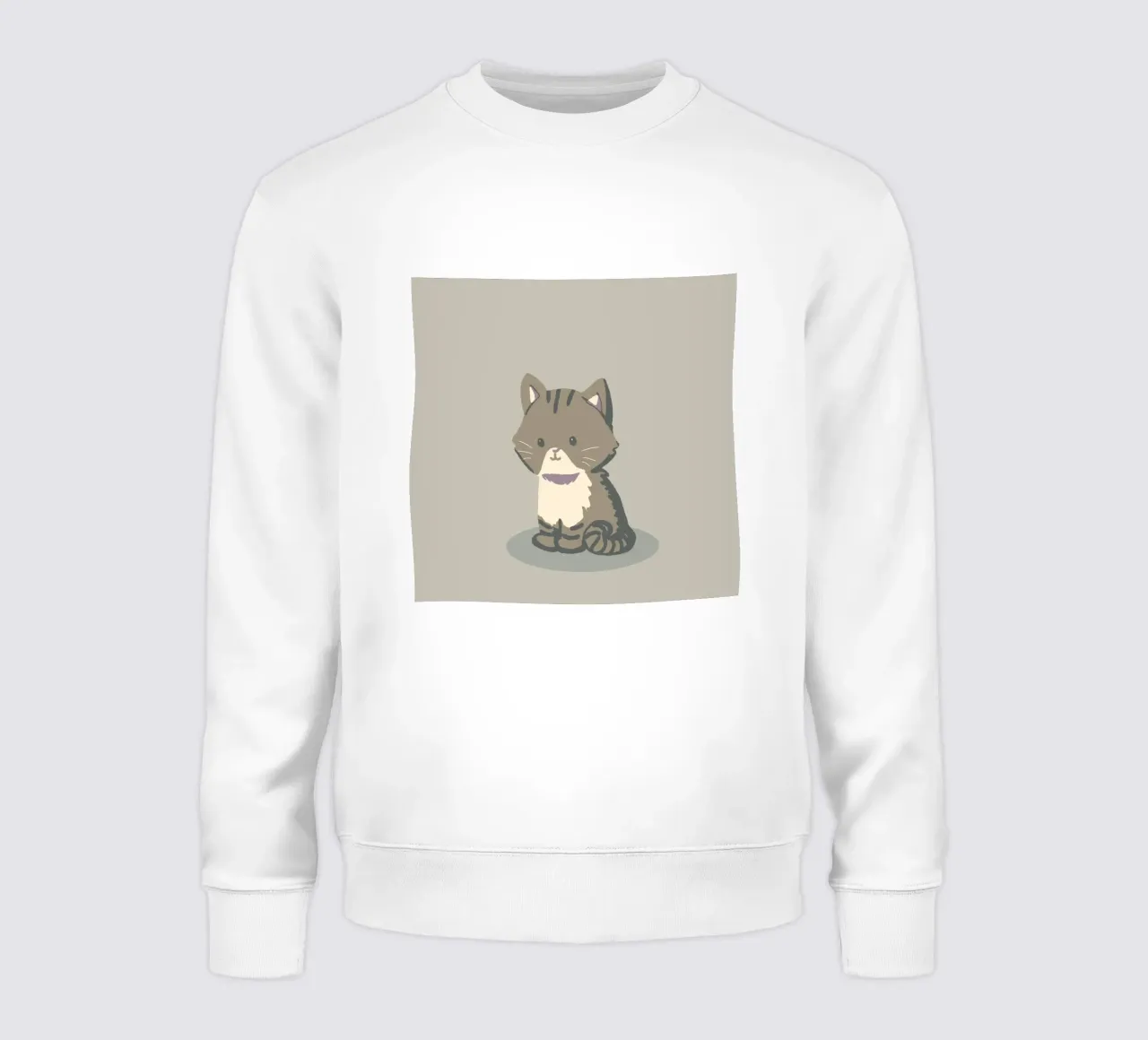 ritratto di gatto piccolo felpa da animal story home
