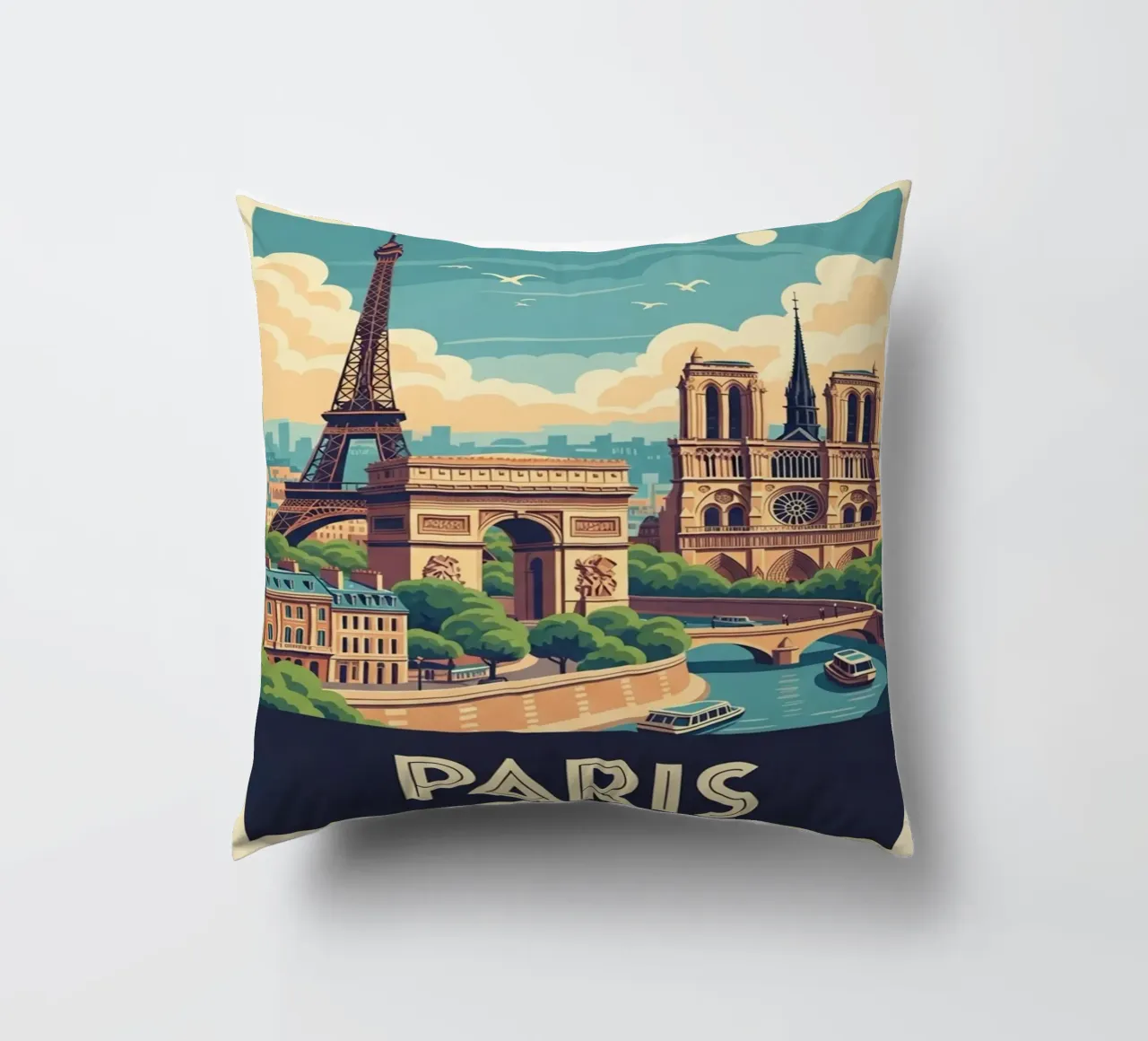 La più bella d'Europa - Parigi cuscino da Europe's Finest