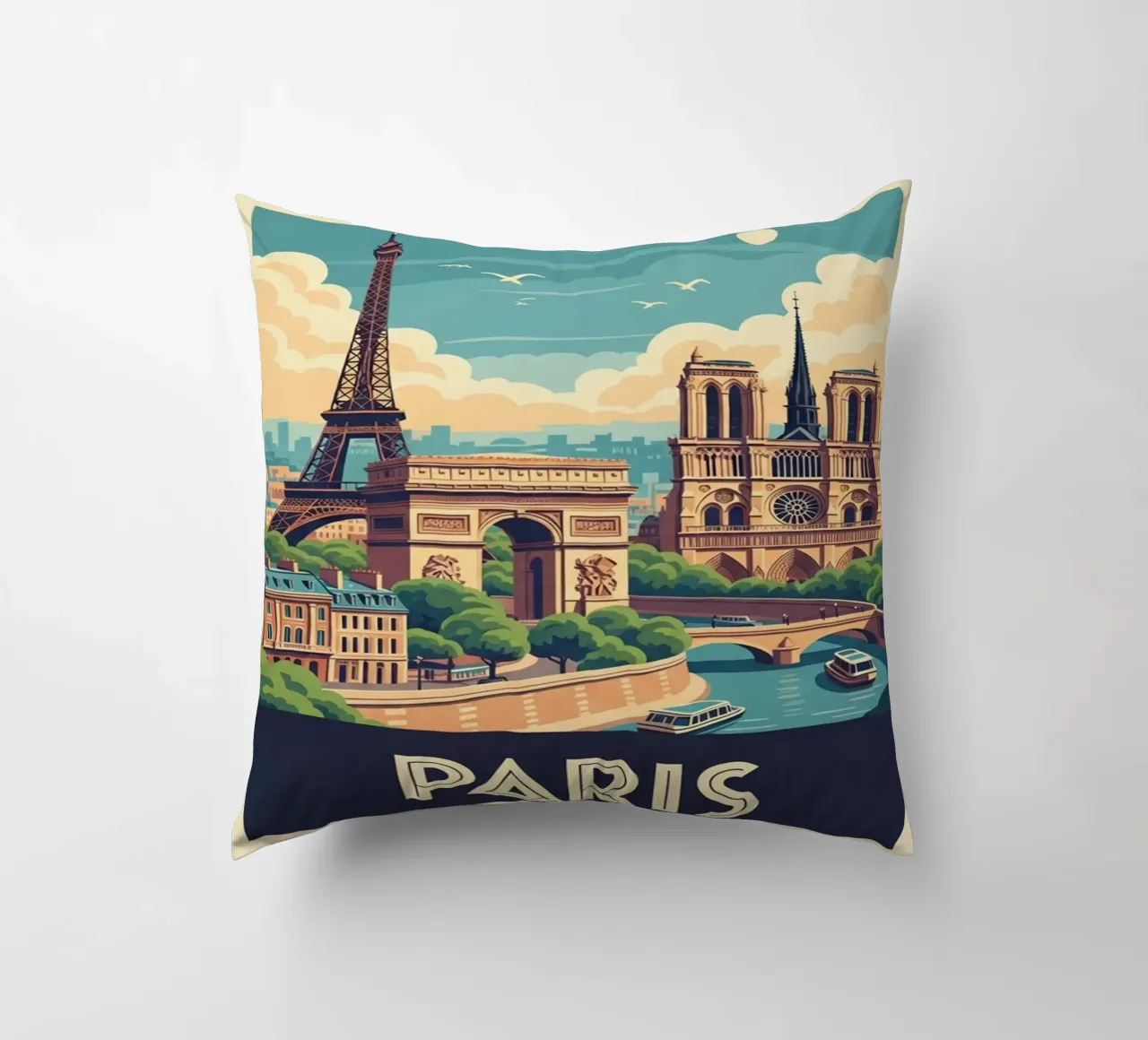 La più bella d'Europa - Parigi cuscino da Europe's Finest