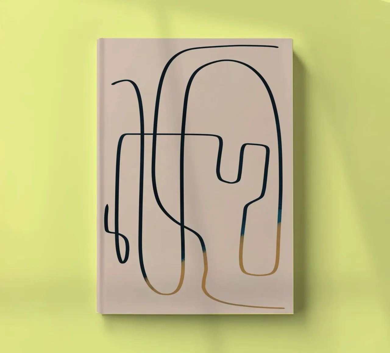 Line art flow notebook by Little Dean