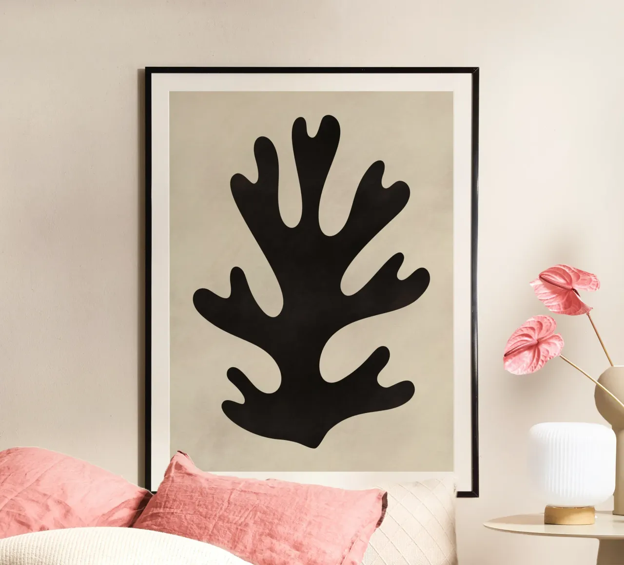 Silhouette in corallo poster da Little Dean