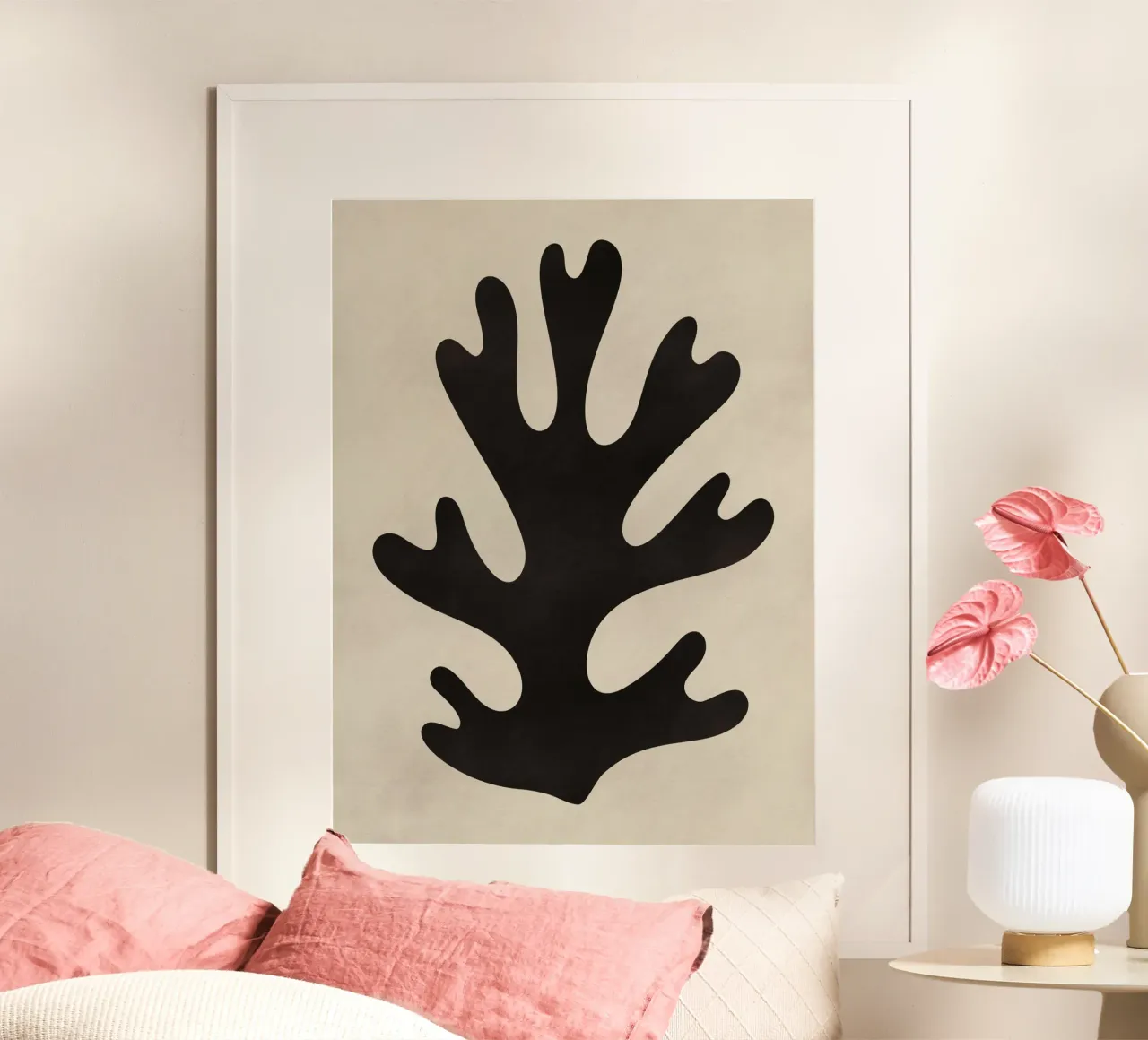 Silhouette in corallo poster da Little Dean