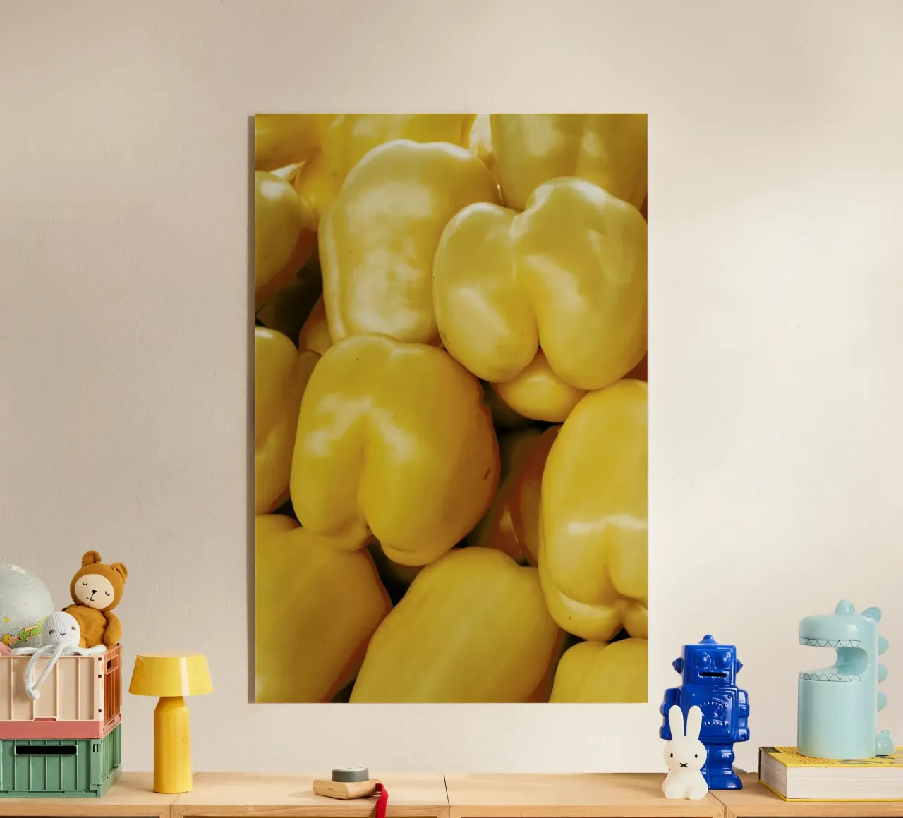 Yellow Paprika plexiglass da Sebastian Hilgetag