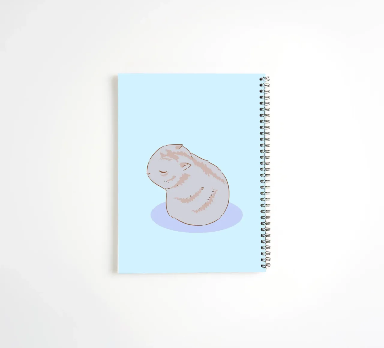 Niedlicher Hamster Cartoon Ringbuch von animal story home