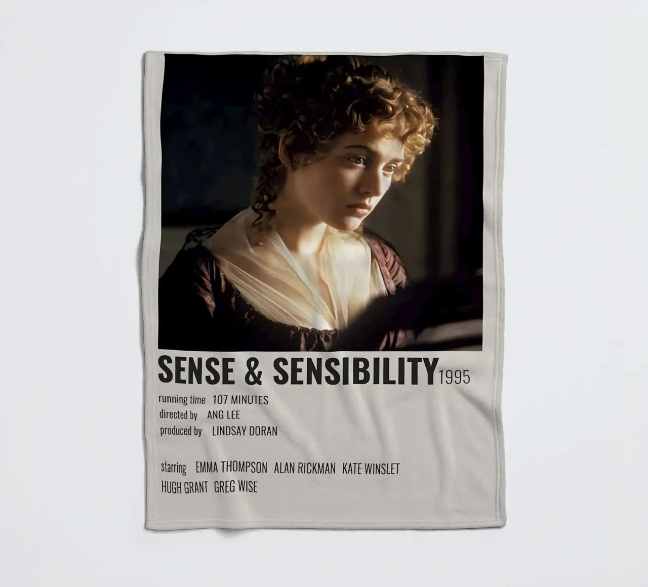 SENSE & SENSIBILITY 1995 coperta in pile da MVFminimalist