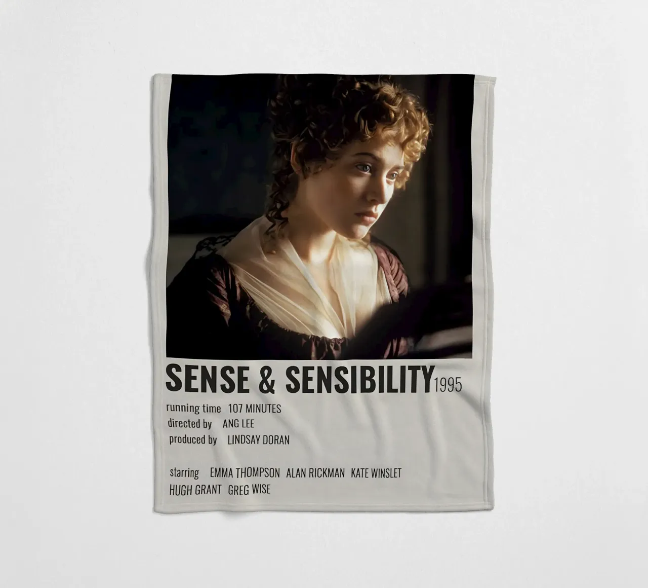SENSE & SENSIBILITY 1995 coperta in pile da MVFminimalist