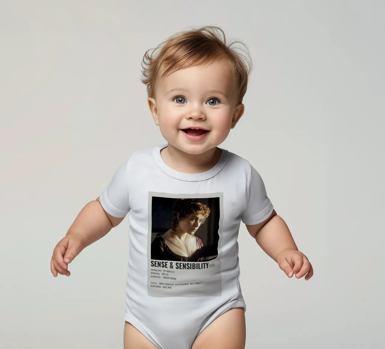 SENSE & SENSIBILITY 1995 body neonato maniche corte da MVFminimalist