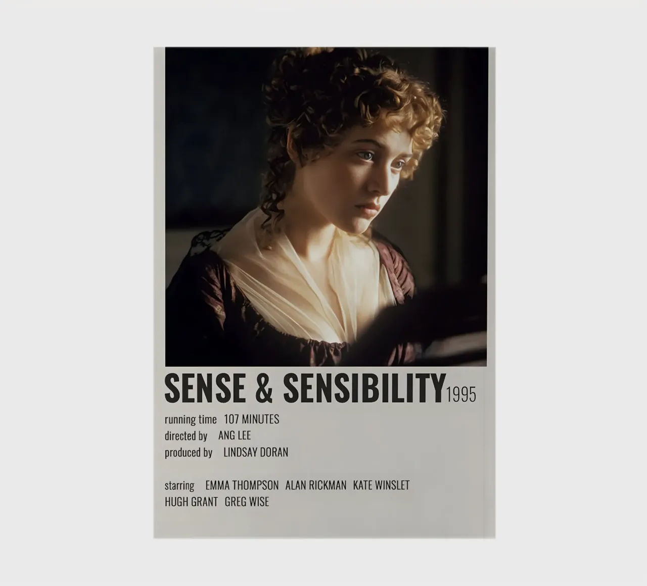 SENSE & SENSIBILITY 1995 notebook by MVFminimalist
