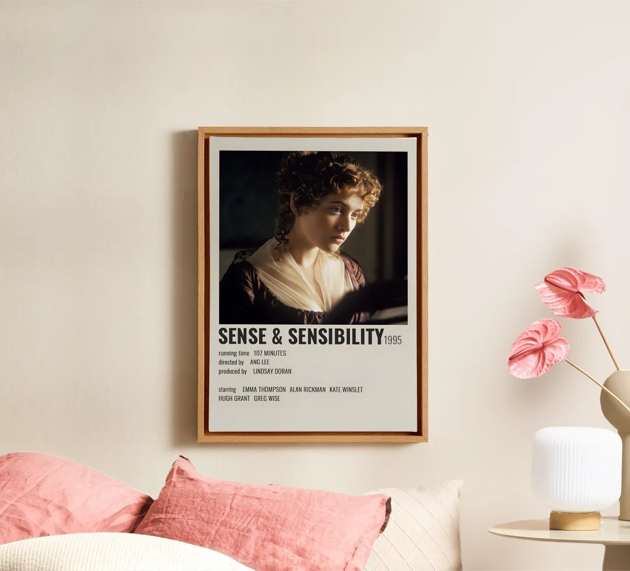 SENSE & SENSIBILITY 1995 tela con Cornice a cassetta da MVFminimalist