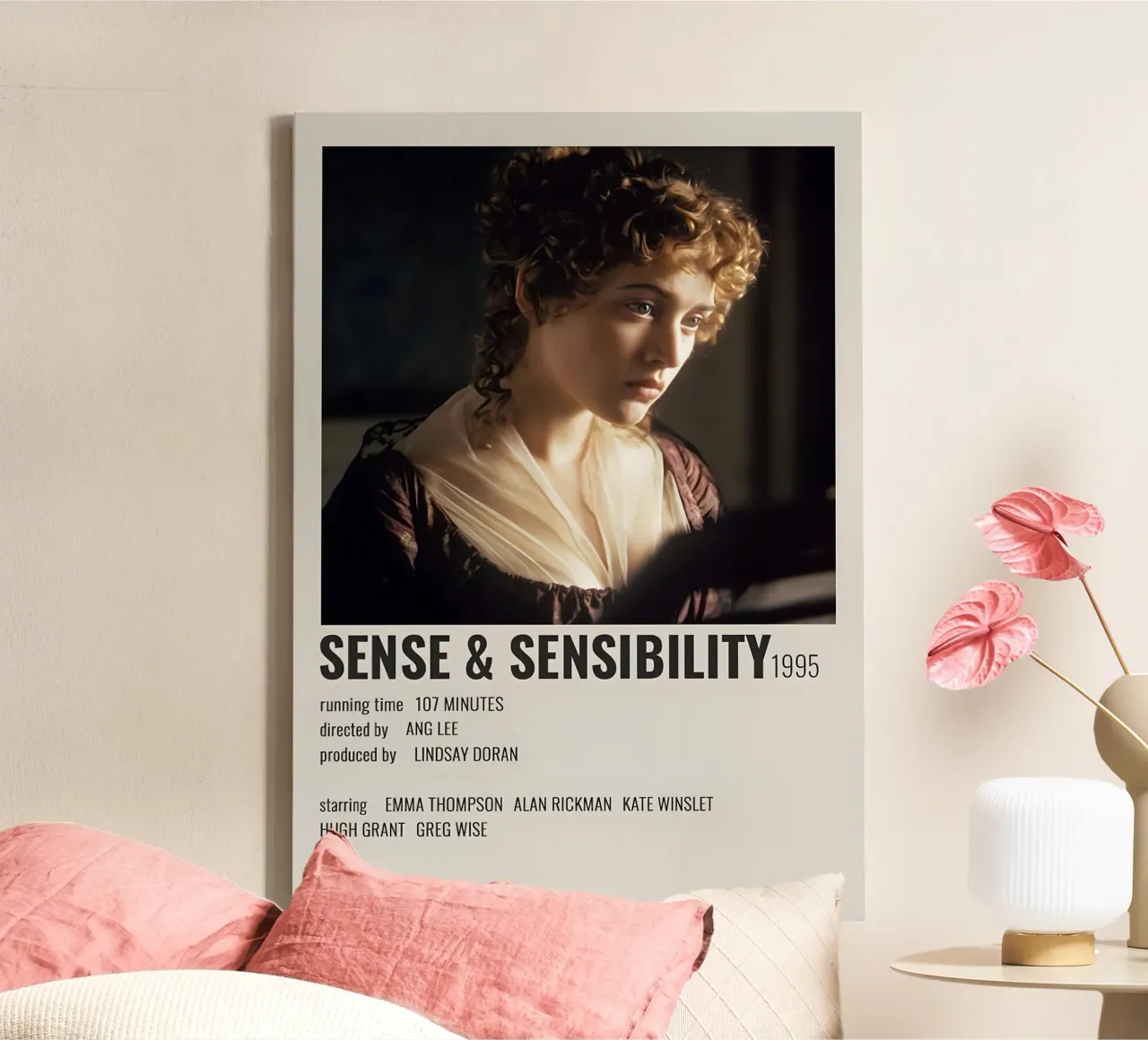 SENSE & SENSIBILITY 1995 tela con Cornice a cassetta da MVFminimalist