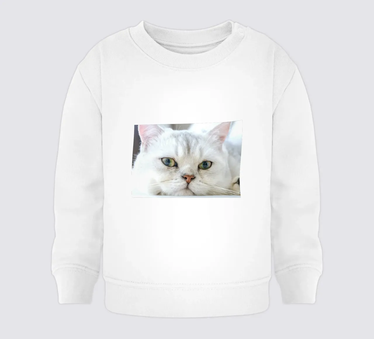 baffi gatto rilassato felpa neonato da animal story home